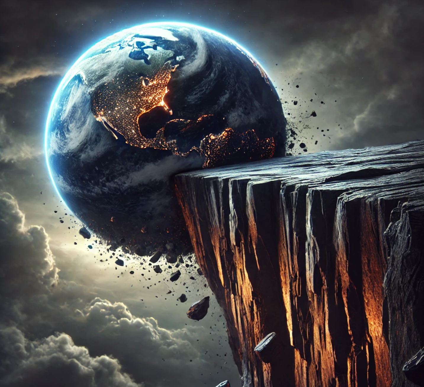 fallen over the edge