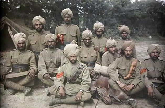 Indian Army Western Front 1918