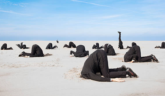 Heads in Sand
